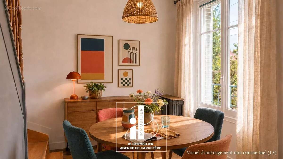 Village aux portes de fontainebleau, une maison de caractere de 92 m² sur un jardin clos de 1600 m - photo 4