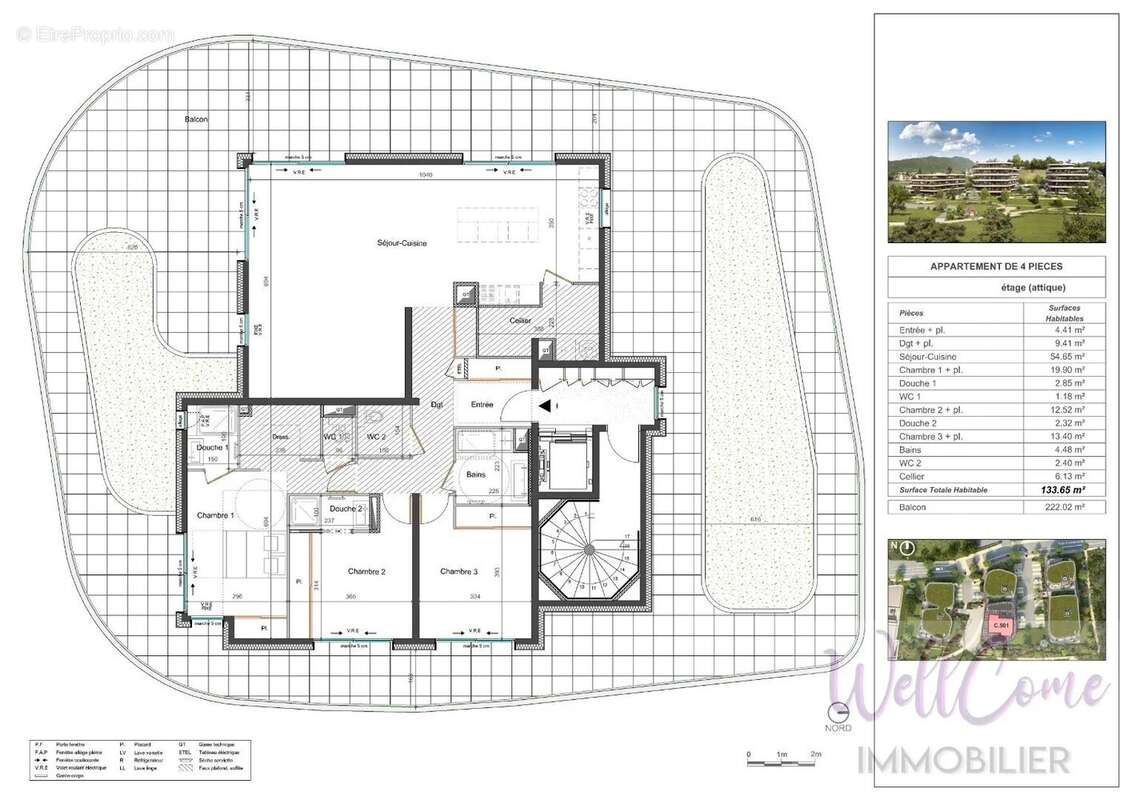Appartement à GRESY-SUR-AIX