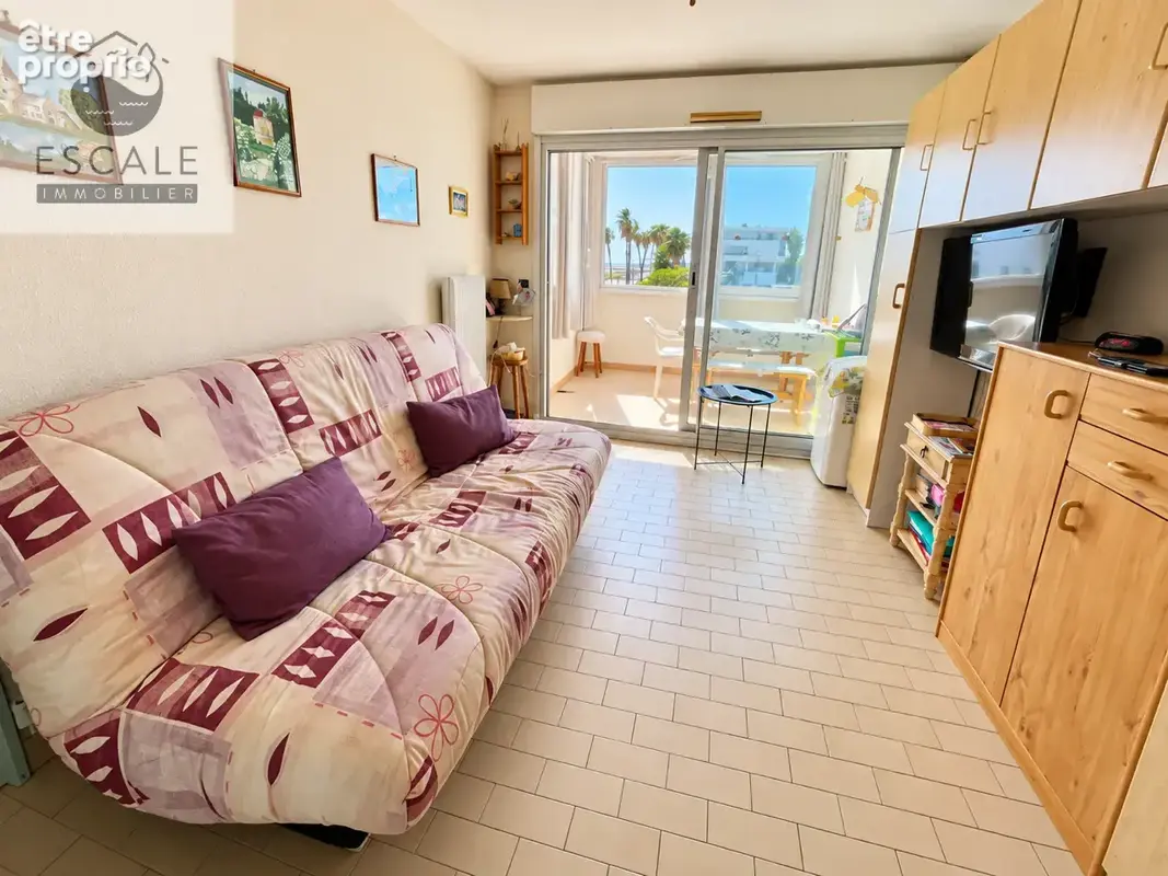 Vente type 2 cabine vue mer aux quilles a sete - photo 6