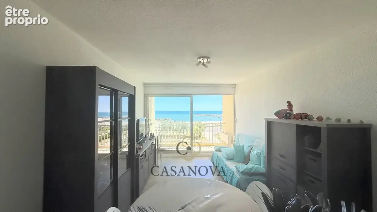 Appartement première ligne vue mer avec terrasse et parking à Palavas-les-Flots - photo 7