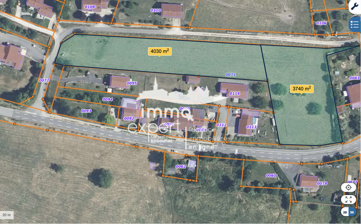 Terrain à RACECOURT