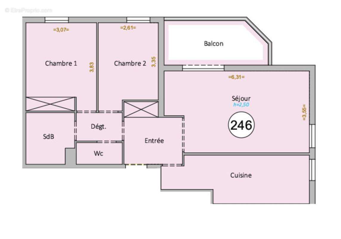 Appartement à SAINT-CLOUD