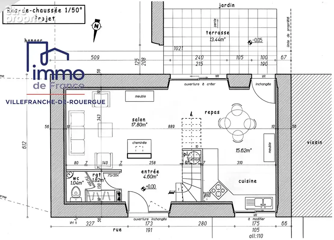Grange à aménager avec hangar et jardinet - photo 4
