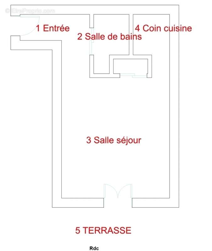 Appartement  avec extérieur clos de murs  au port de st martin de ré - photo 9