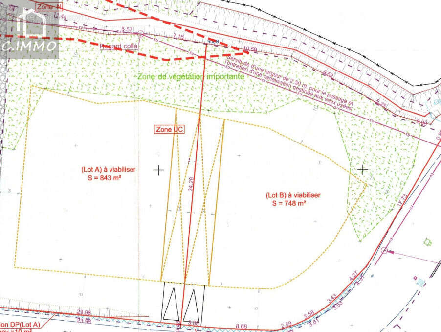Terrain à FOUZILHON