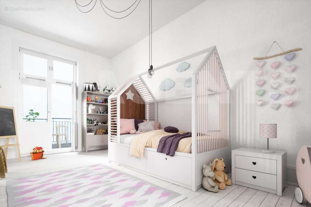 chambre enfant - Appartement à BUSSY-SAINT-GEORGES