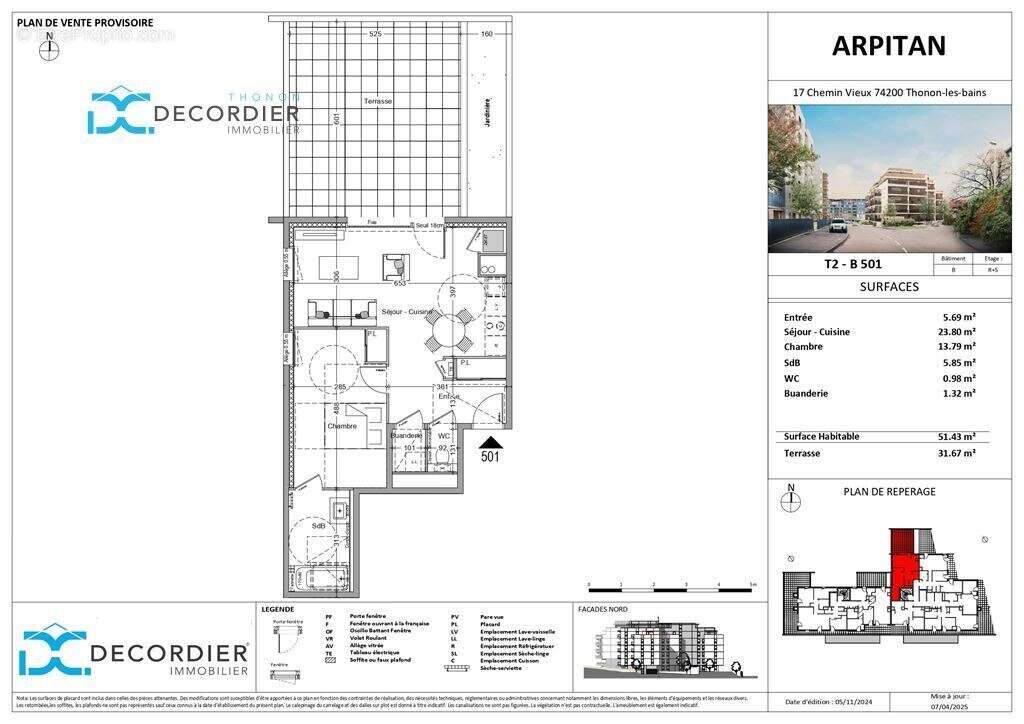 Appartement à THONON-LES-BAINS