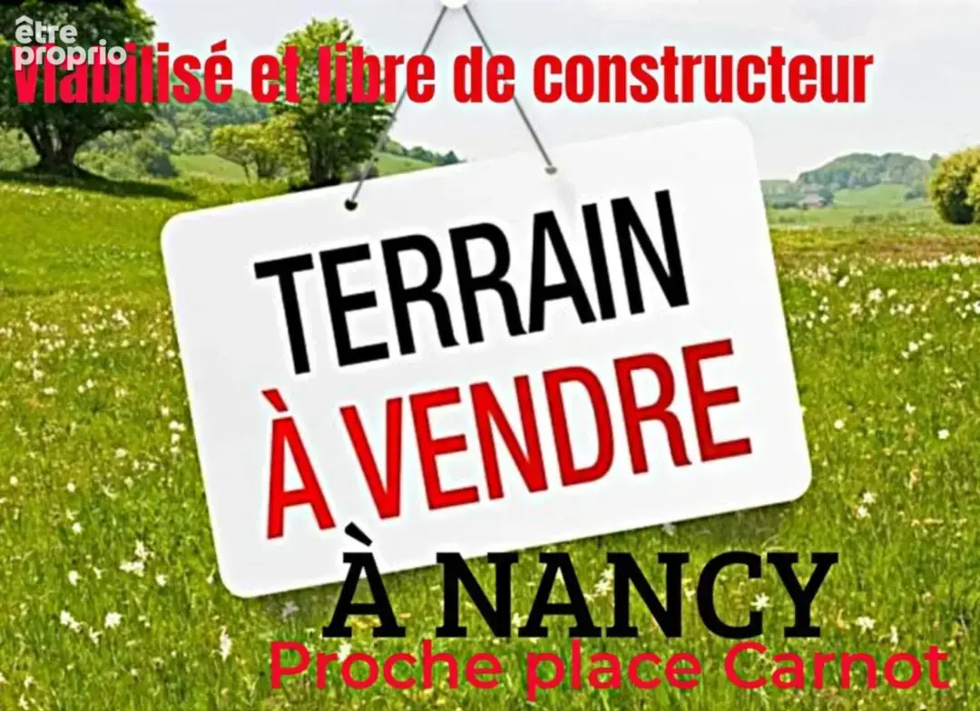 Photo Terrain à Nancy au prix de 132 000€