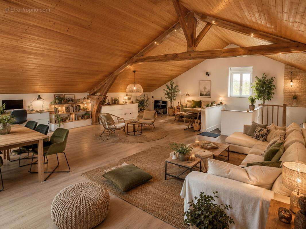 AUTHENTIQUE CHARENTAISE RENOVEE   3ch, veranda, 5000m2 de terrain, 2 garages - photo 12