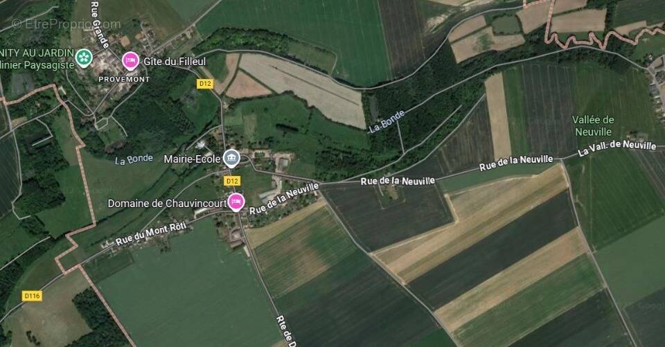 Terrain à CHAUVINCOURT-PROVEMONT