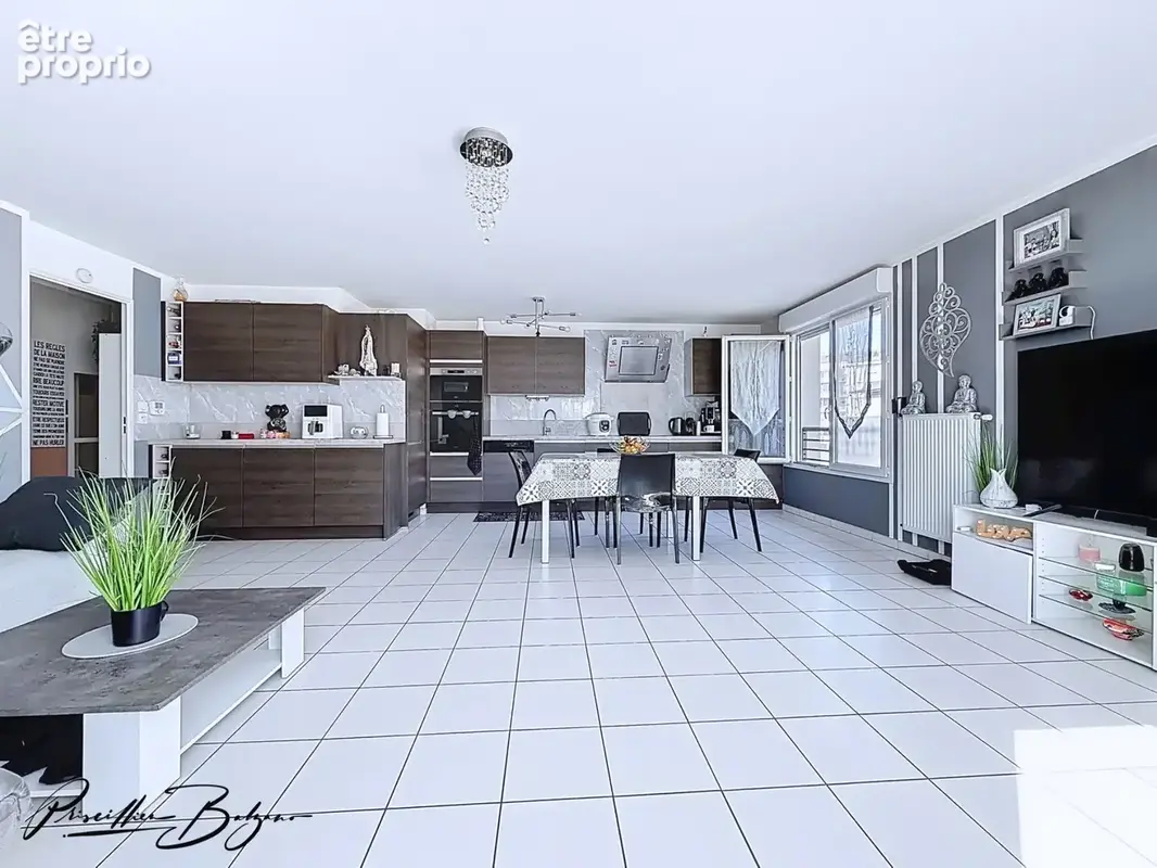 Appartement à vendre 5 pièces saint fons (69 saint-fons – t5 dernier de 104 m² étage avec terrasse 26 m² – résidence récente - photo 19