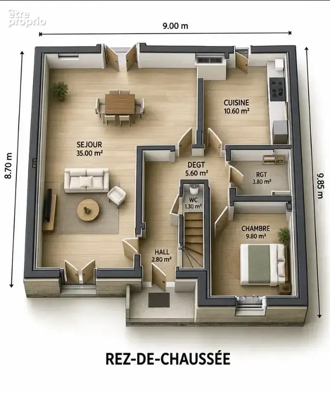 Maison 5 pièces 115 m² à vendre à Lievin (62800) - photo 2