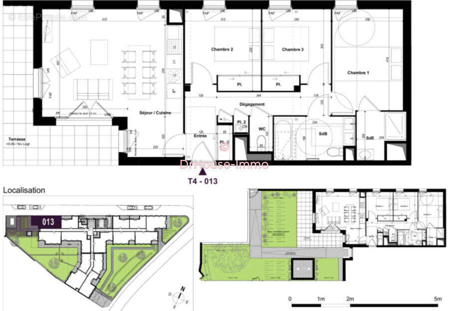 Appartement à CHATEAUBOURG