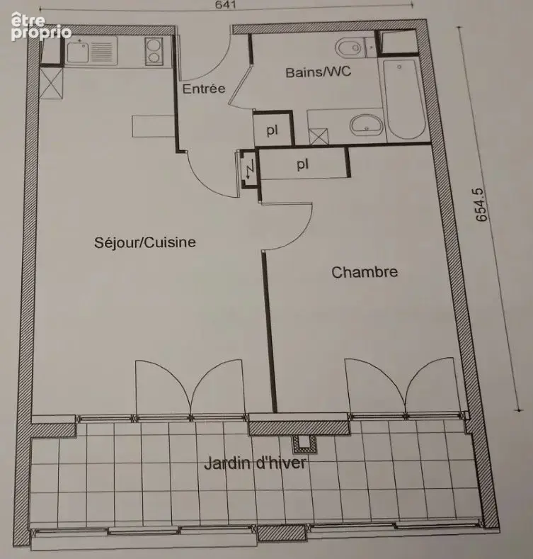 APPARTEMENT T2 40m² proche ORLY (15min à pieds) - photo 3