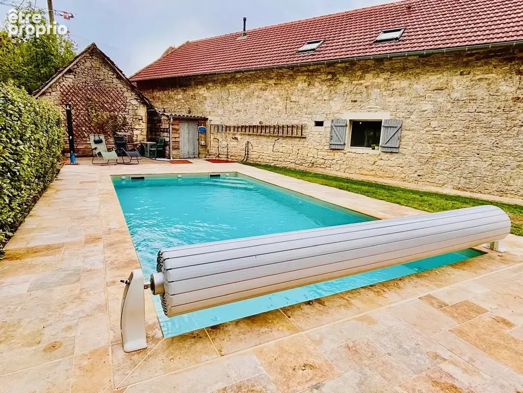 Magnifique grange en pierre rénovée, 4 chambres et piscine chauffée, près de Labastide-Murat - photo 2