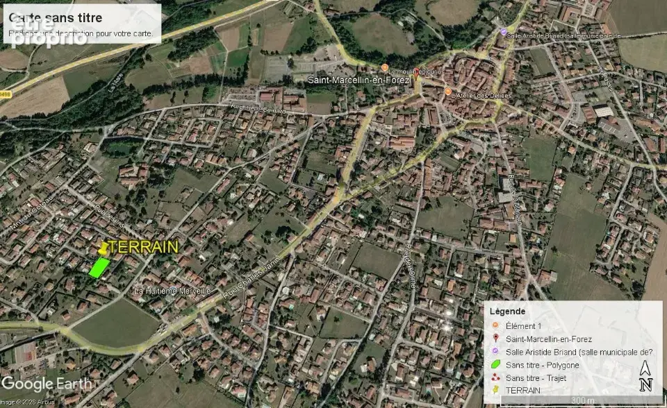 Terrain 560 m² à Saint-Marcellin-En-Forez  - photo 4