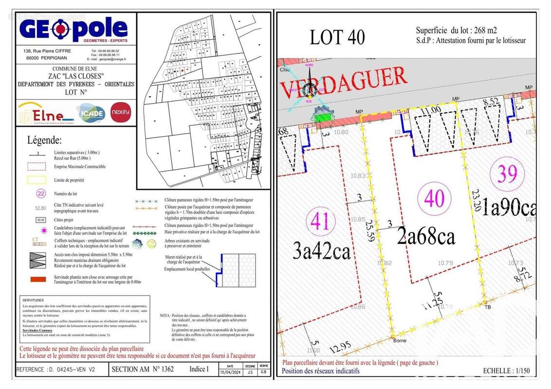 Terrain 268 m² à Elne  - photo 3