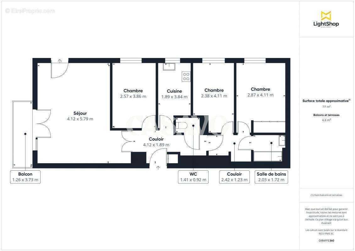 Appartement à SAINT-DENIS