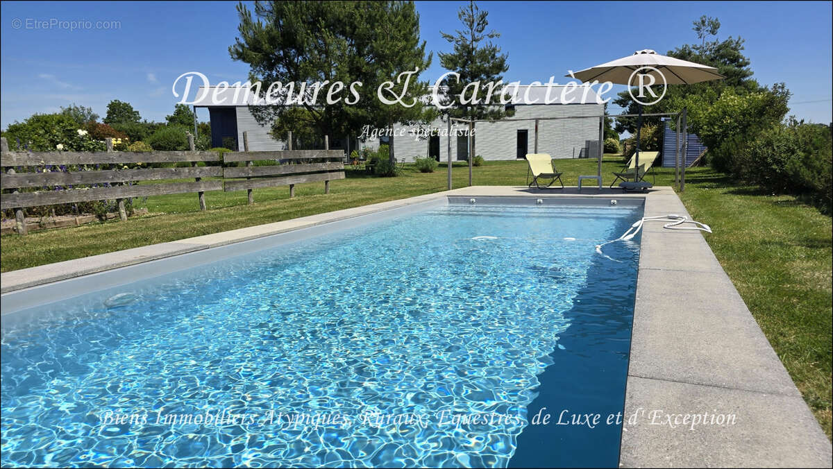 Remarquable maison d'architecte sur 3000m2 avec piscine, terrasse, boulodrome, au Sud de NANTES - photo 28