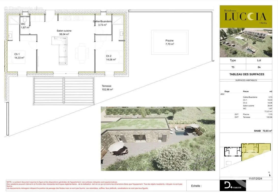 Maison 72 m² à Oletta  - photo 3
