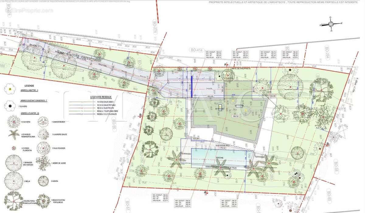 Terrain à VALLAURIS