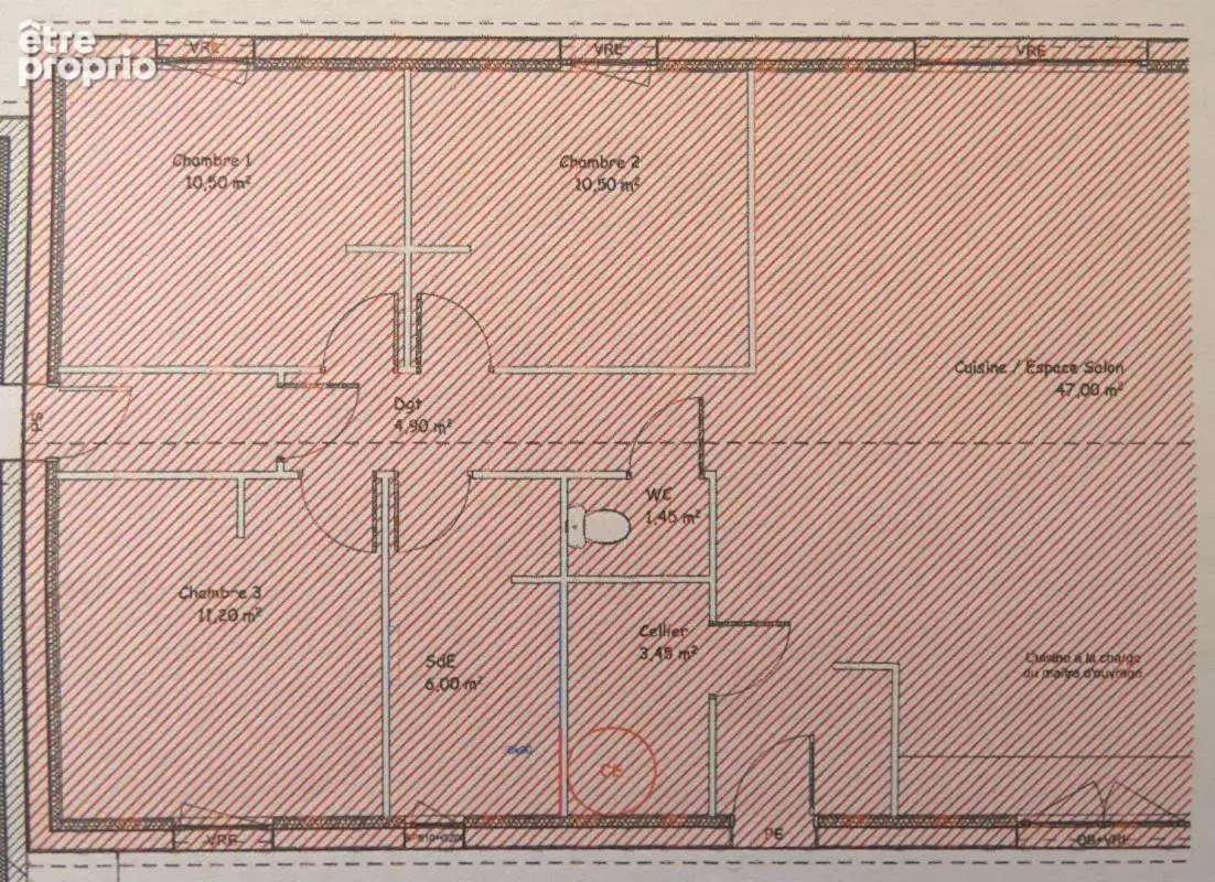 Maison Salignac Eyvignes 4 pièce(s) 98 m2 - photo 15