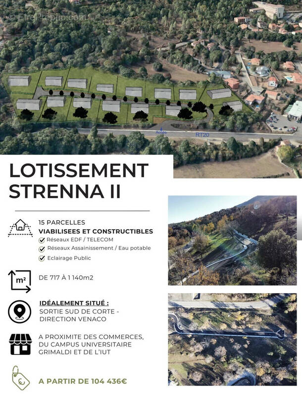 Terrain à CORTE