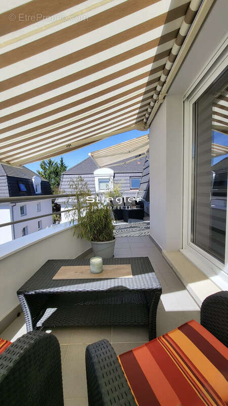 Vue terrasse  - Appartement à ESCHAU