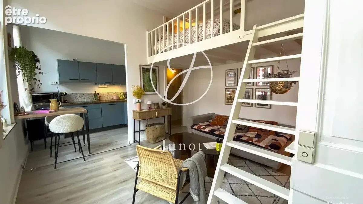 Lille – SAINT MICHEL - Appartement à vendre - 2 pièces - 33m² loi Carrez - mezzanine - photo 5