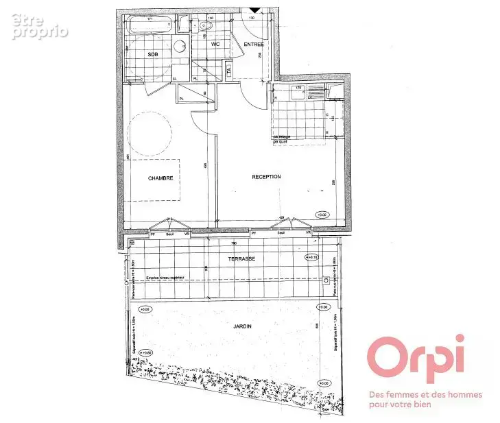 Appartement 2p 46 m² terrasse et jardin 38 m² - photo 4