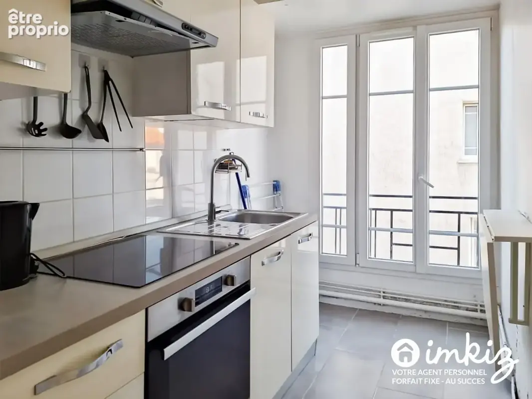 Paris 20ᵉ  3 pièces 55 m² ascenseur et cave - photo 6
