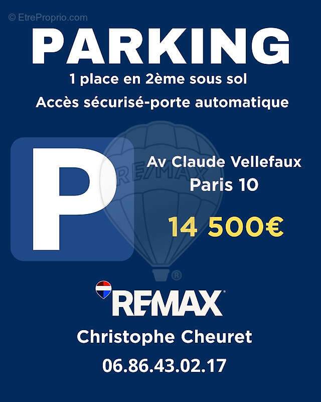 Parking à PARIS-10E