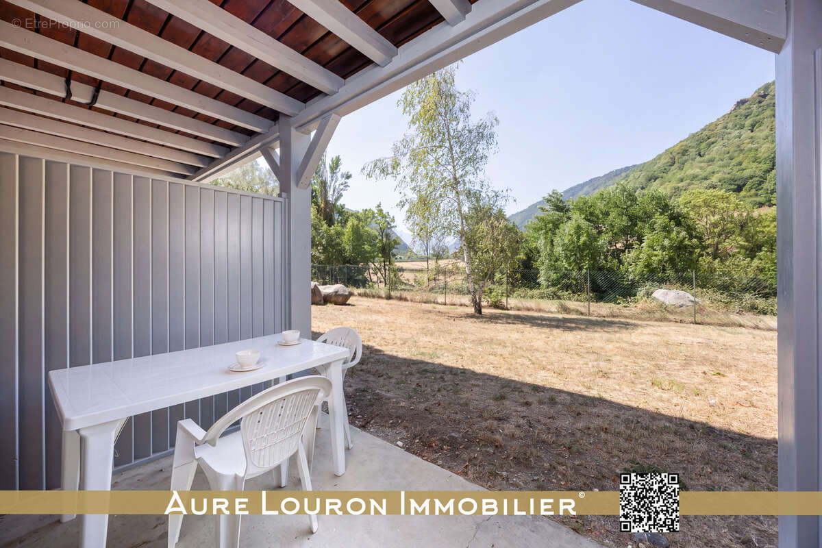 Studio cabine pmr avec terrasse 24.62m2 - arreau (village) - photo 2