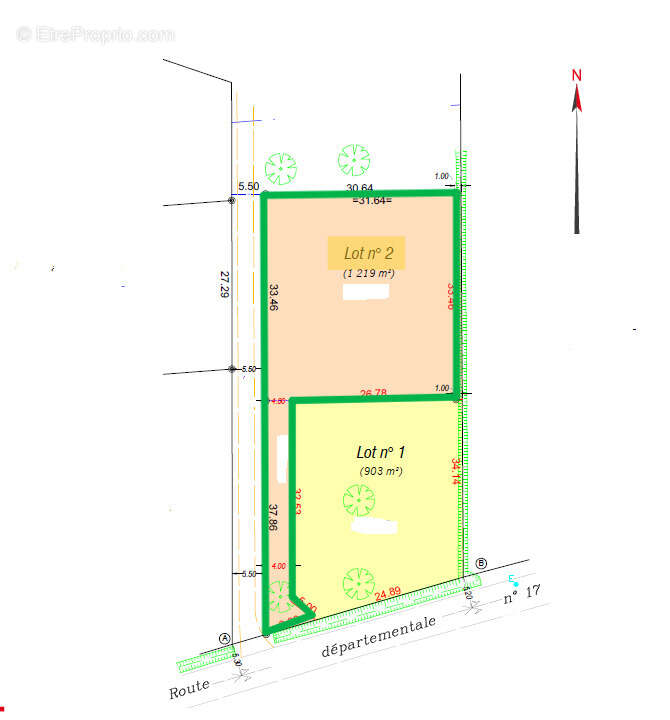 Photo 2 - Terrain à SIGOULES