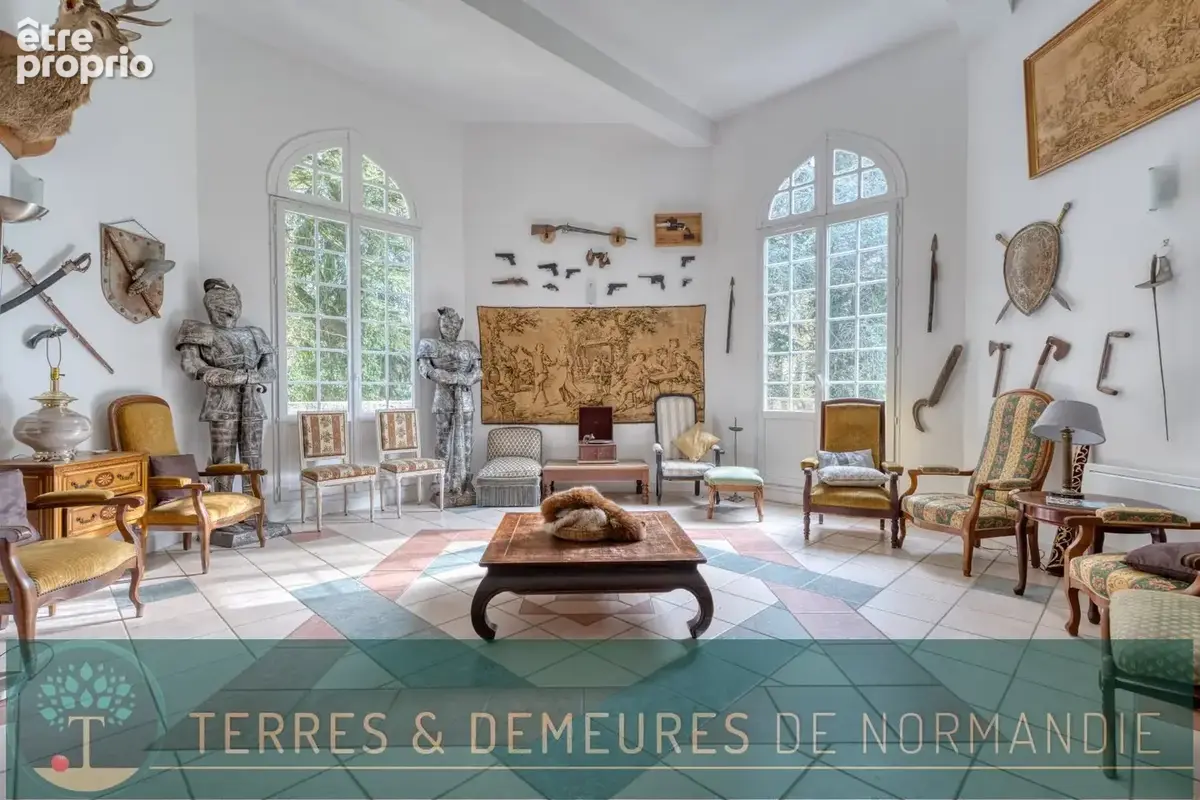 Domaine historique en normandie  château xviie & dépendances  4,5 hectares - photo 12