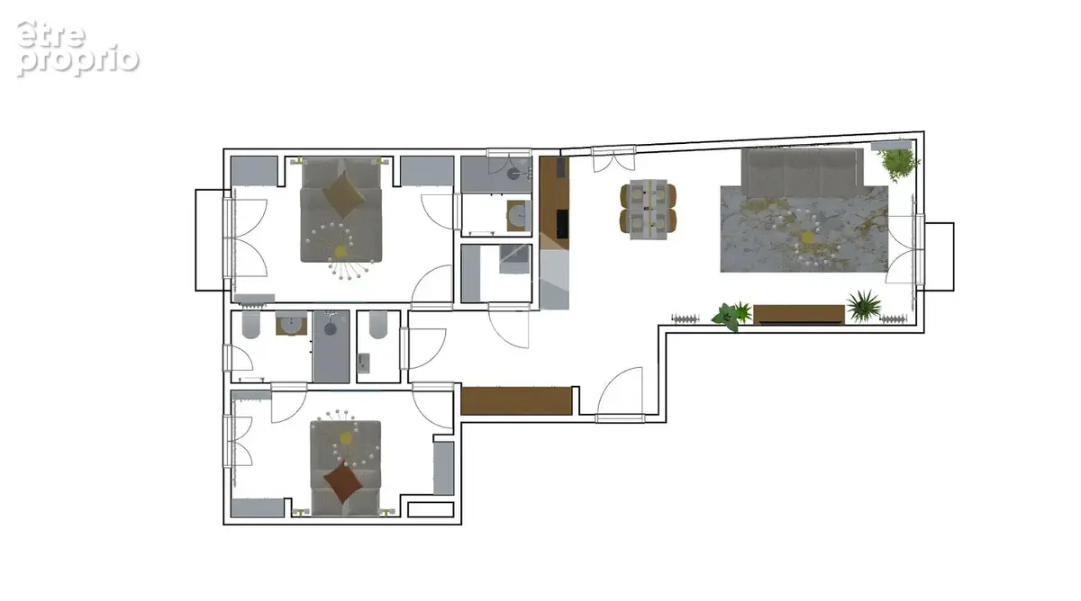 Appartement 74m² à nice - photo 8