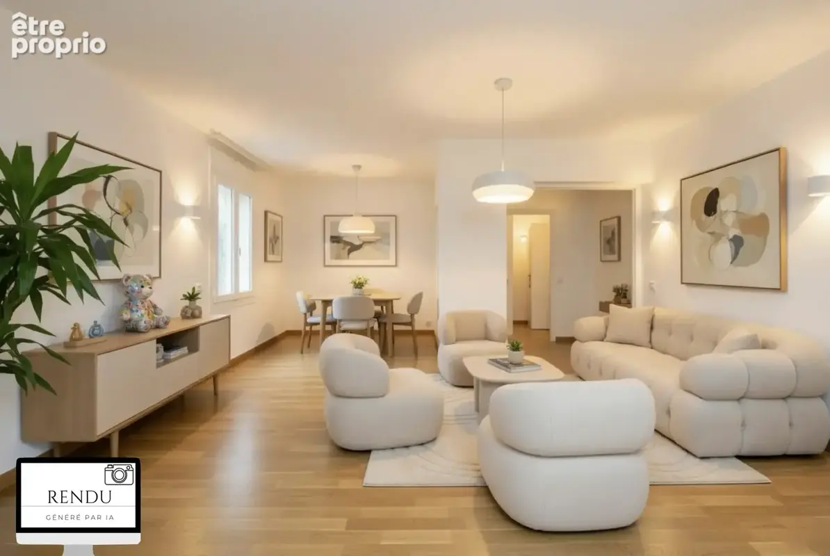 Appartement T4 – Dernier étage – Vue dégagée – Parc arboré - photo 3