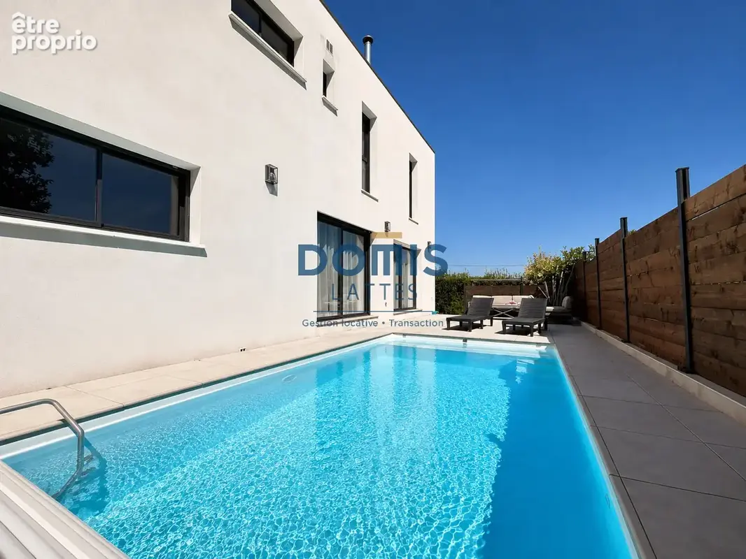 Lattes centre   exceptionnelle villa contemporaine t5 de 130 m2 avec piscine - photo 3