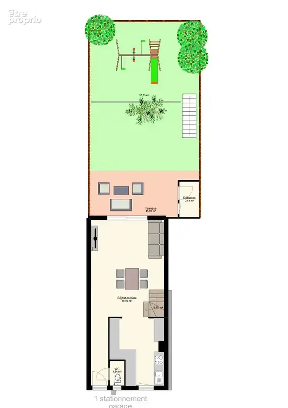 Maison 3 /4 pièces 68 m2 avec jardin - photo 12