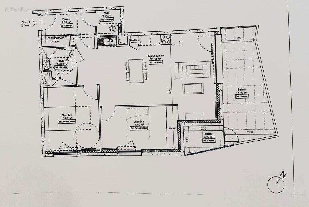 Appartement à MORTEAU