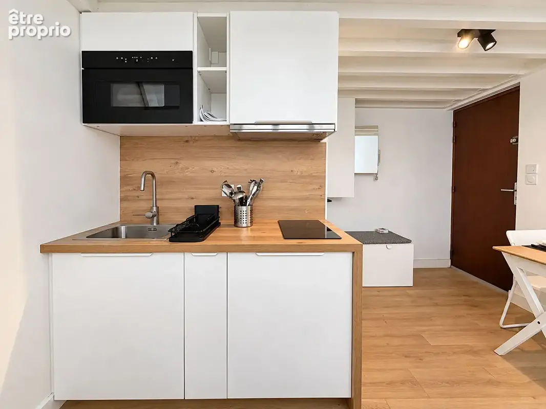 Studio rénové et meublé avec mezzanine - photo 4