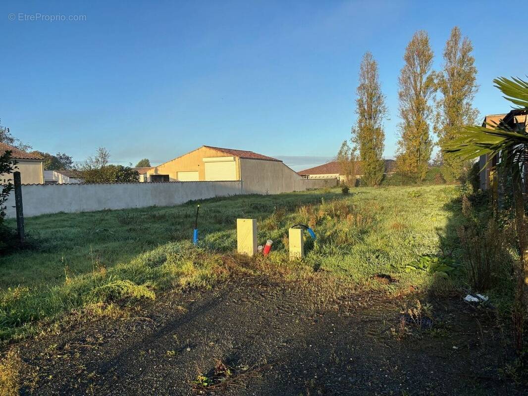 Terrain à SAINT-LAURENT-DE-LA-PREE