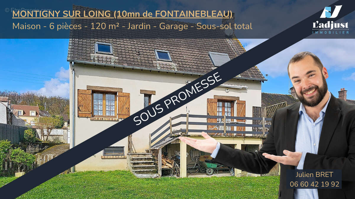 Maison à MONTIGNY-SUR-LOING