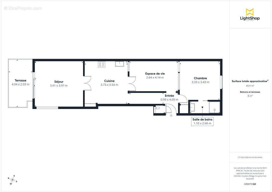 Appartement à LYON-8E