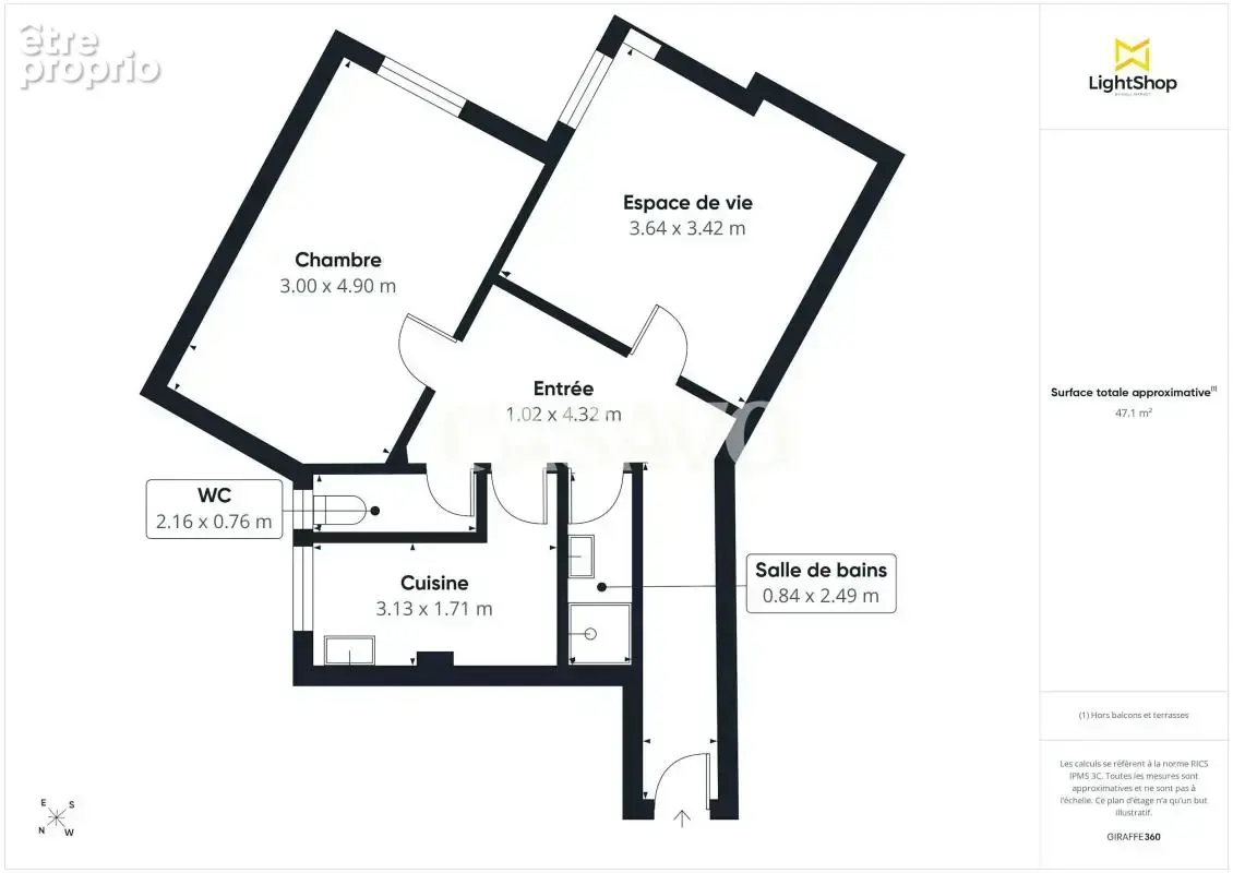 Vente Appartement 2 pièces de 48m² - 75019 Paris - photo 15