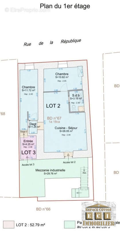 Appartement à LA COTE-SAINT-ANDRE
