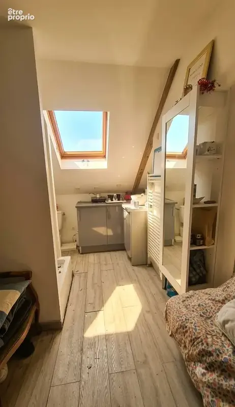 Chambre aménagée sous comble 6.30 en loi Carrez à vendre Secteur COTY - photo 3