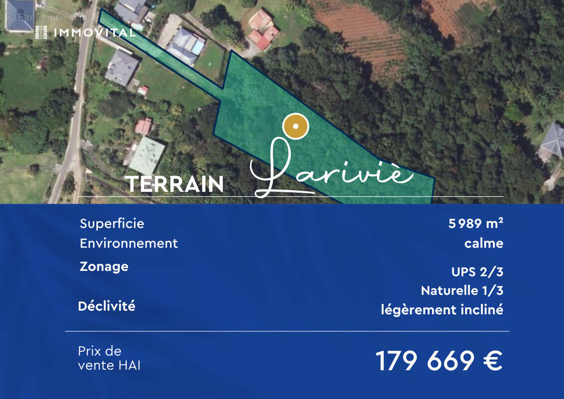 Terrain à PETIT-BOURG