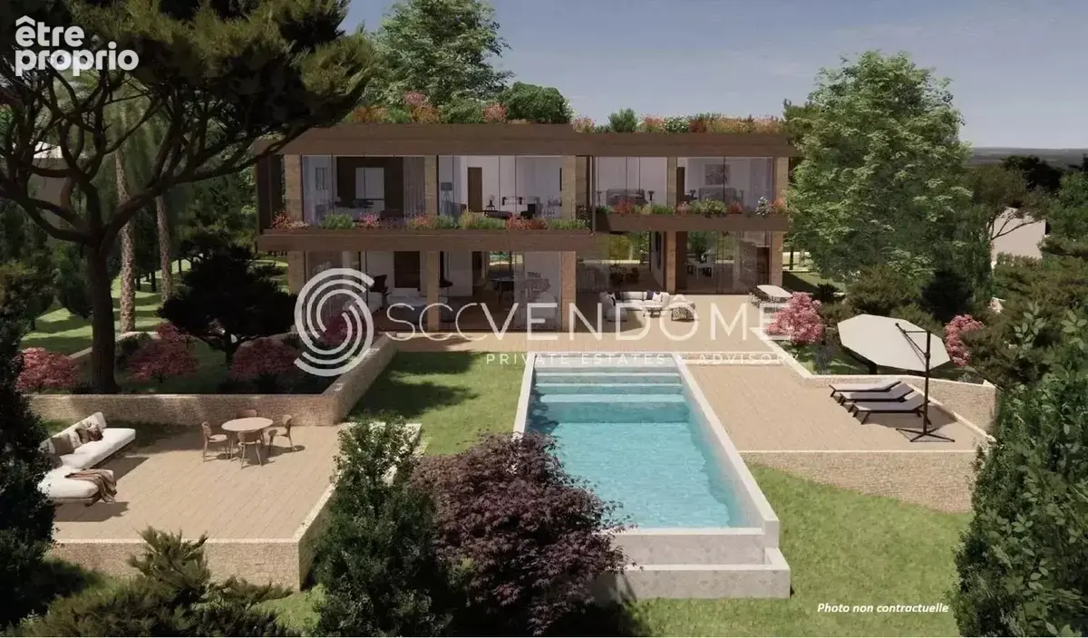 Super cannes deux villas a construire sur terrain vue mer permis purge a vendre - photo 3