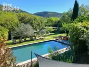 Surplomb de la piscine - Maison à SAINT-ANDRE-DE-ROQUEPERTUIS